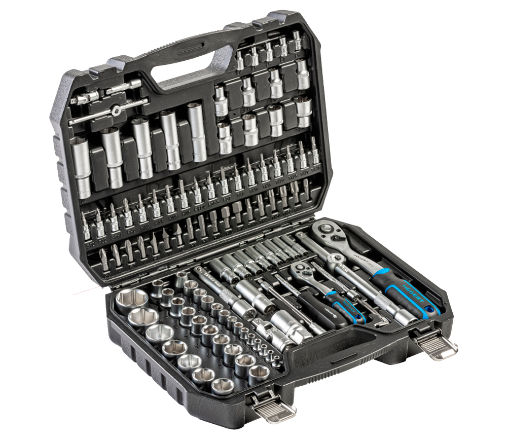 Set duze tubulare 112buc. HOEGERT HT1R232 4-14 mm