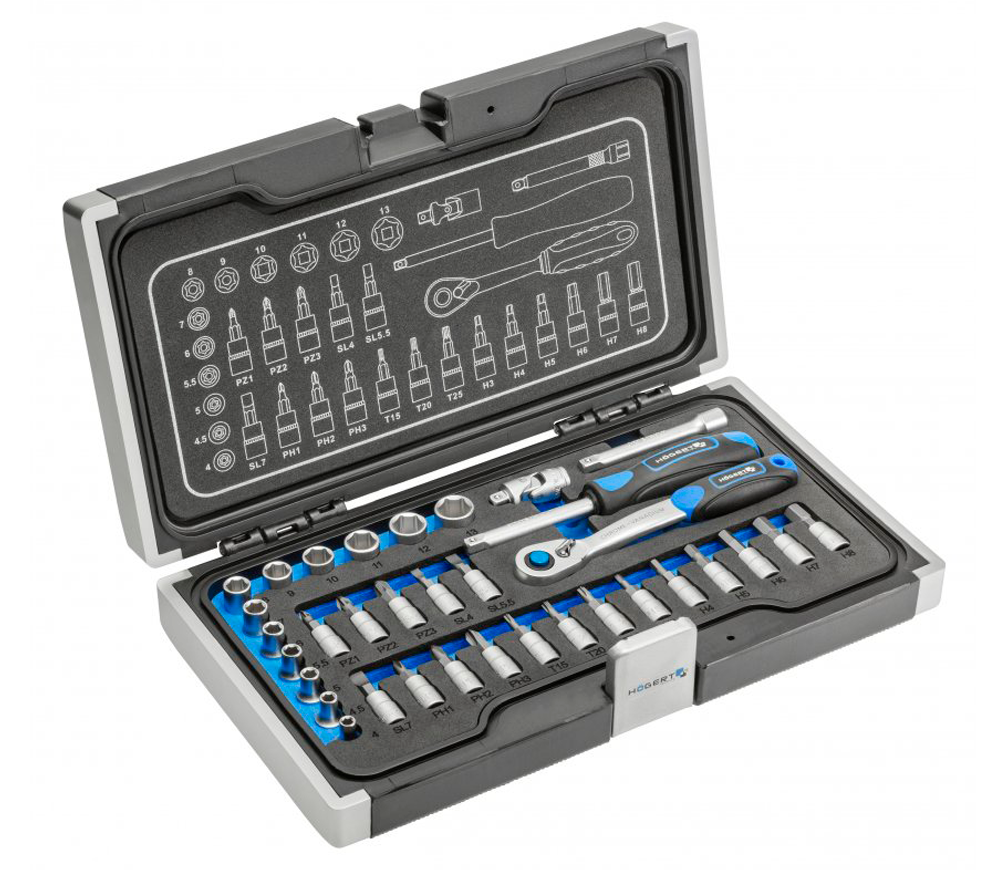 Set 34buc duze tubulare HOEGERT HT1R464 4-13 mm
