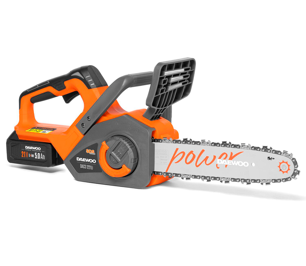 Fierăstrău cu lanț cu acumulator DAEWOO DACS 1221Li SET 300mm 21V 5Ah