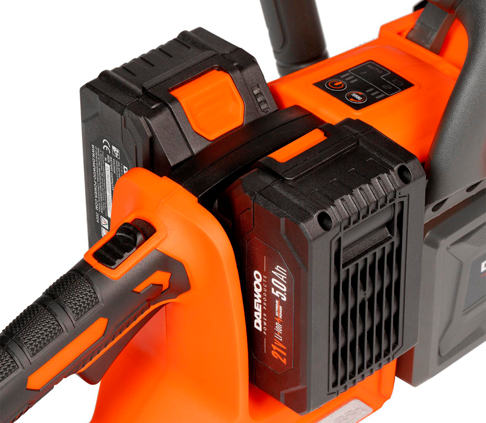 Цепная пила аккумуляторная DAEWOO DACS 1642Li SET 400мм 2x21В 5Ач-10