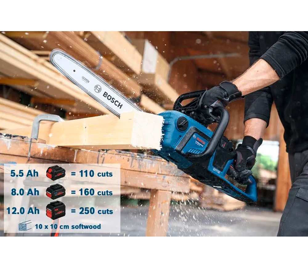 Fierăstrău cu lanț cu acumulator (fără bat) BOSCH GKE 18V-40 400mm 18V-4