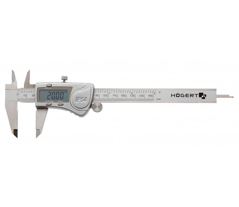 Șubler electronic HOEGERT HT4M274 155mm Inox-3