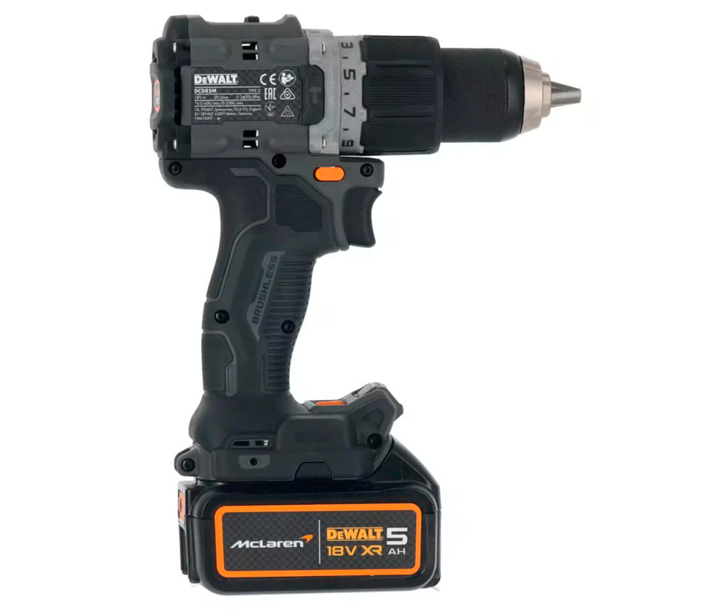 Mașină de înșurubat cu percuție cu acum. DEWALT McLaren F1 Team DCD85MP2T-QW 18V 5Ah-5