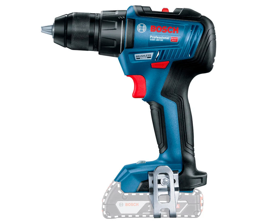 Mașină de înșurubat cu acumulator (fără bat.) BOSCH GSR 18V-50 13V-2