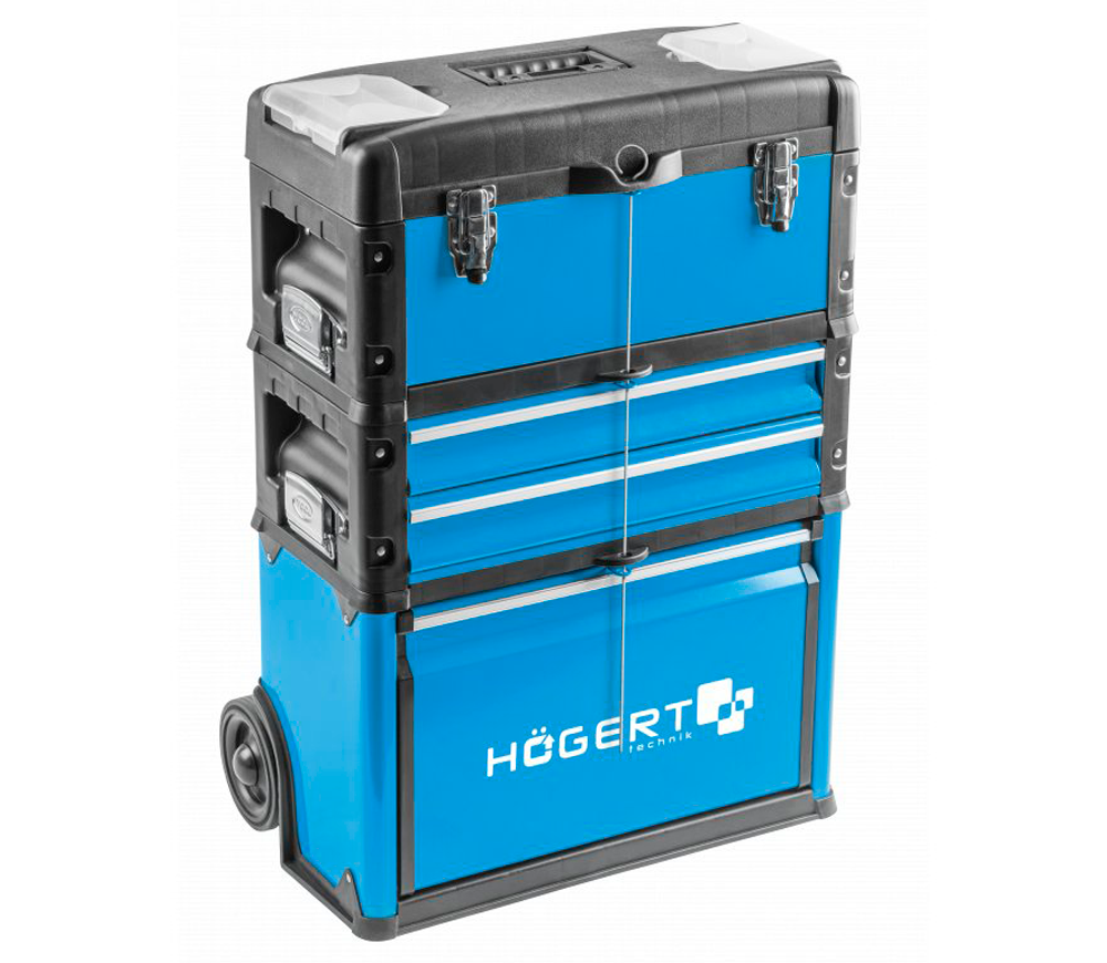 Cărucior pentru scule HOEGERT HT7G080 Oțel/Plastic
