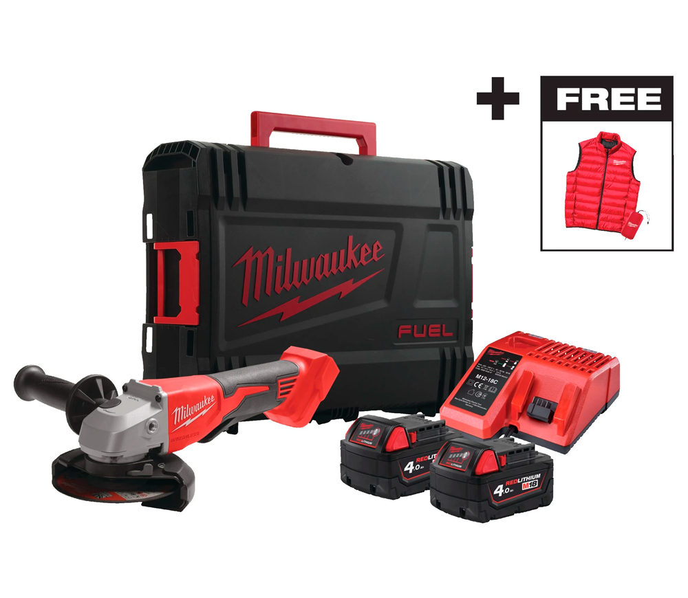 Polizor unghiular cu acumulator MILWAUKEE M18 BLSAG125XPDMC-402X 125mm 18V 5Ah
