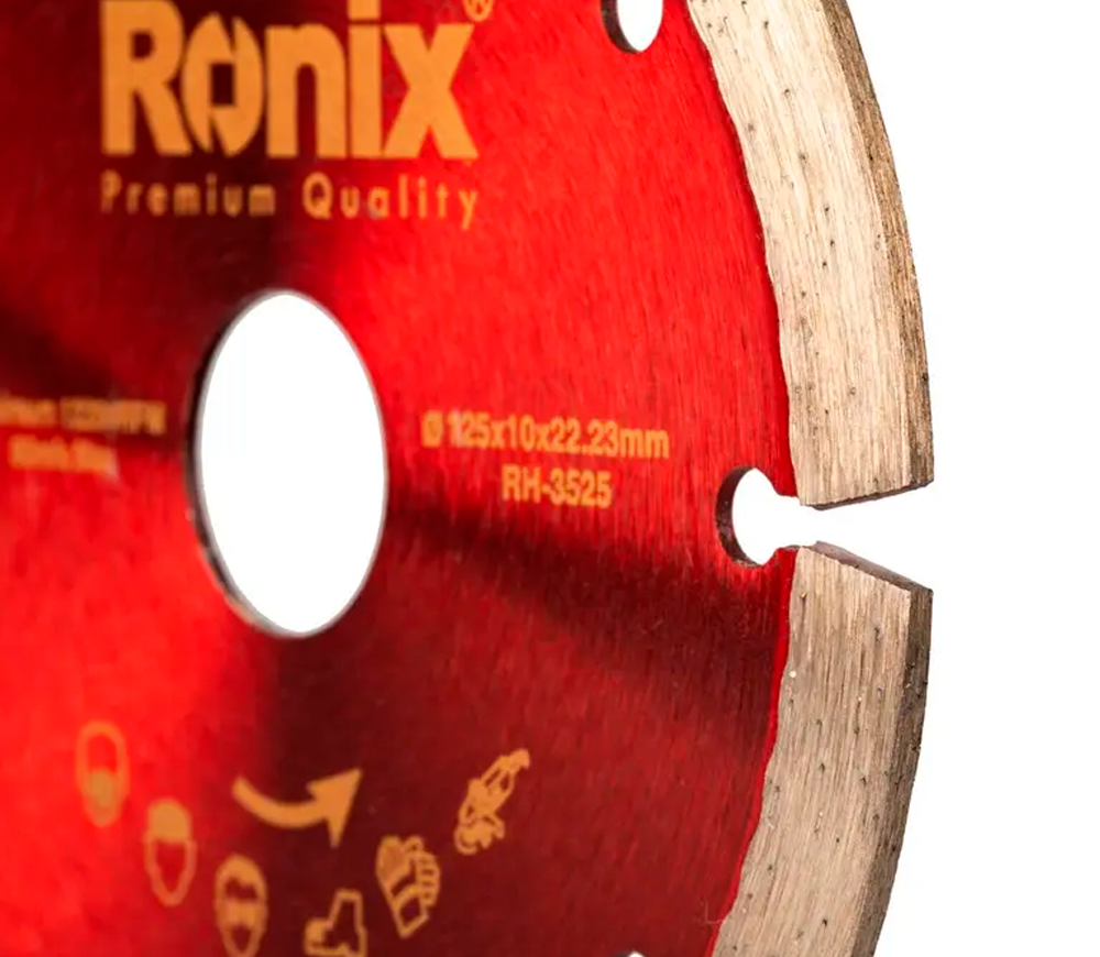 Disc de tăiat cu diamant RONIX RH-3525 125mm Segmentat Marmura/Granit-4