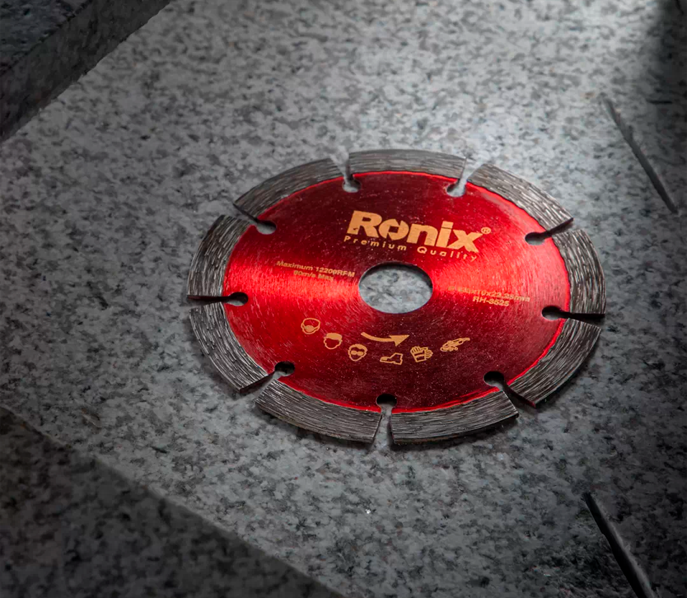 Disc de tăiat cu diamant RONIX RH-3525 125mm Segmentat Marmura/Granit-6