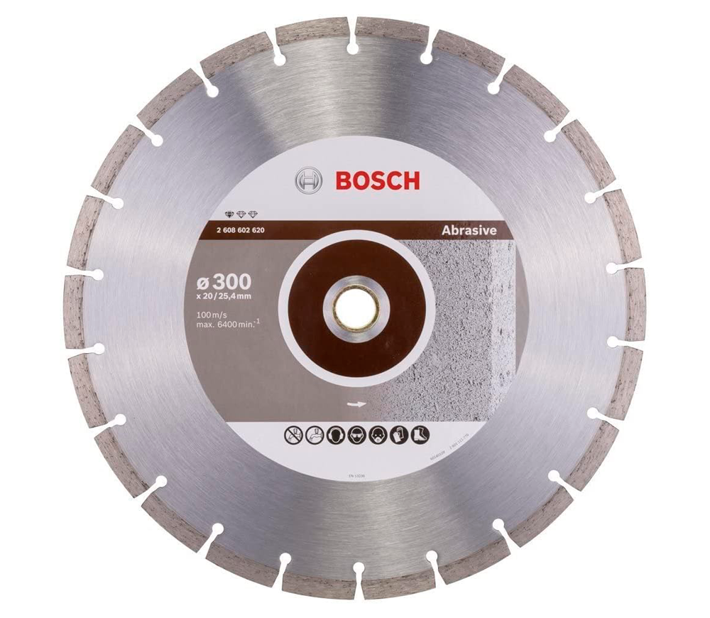 Disc de tăiat cu diamant BOSCH Standard for Abrasive 300mm Segmentat Cărămidă
