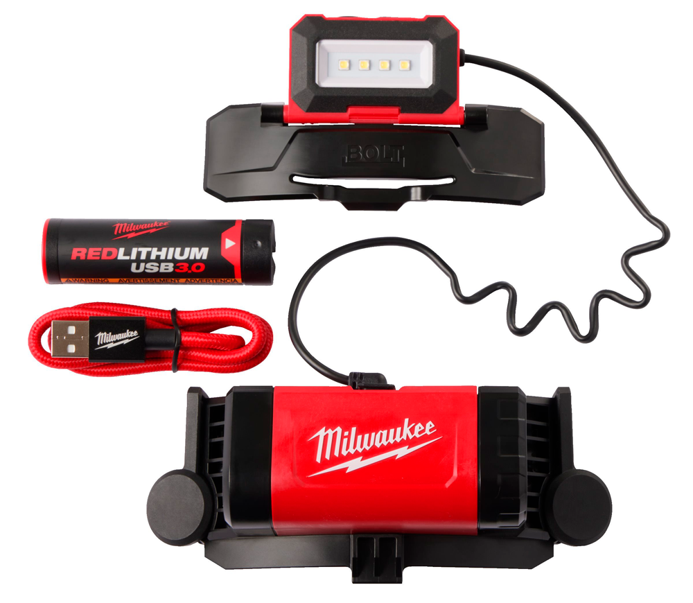 Lanternă construcții cu acumulator MILWAUKEE L4 BOLTHL-301 25/150/400/600lm 4V 3Ah