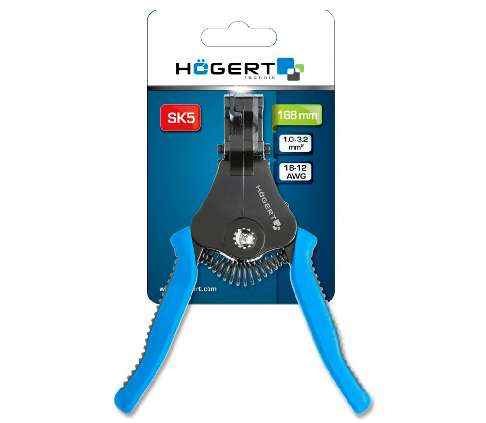 Clești pentru îndepărtare izolație HOEGERT HT1P188-3