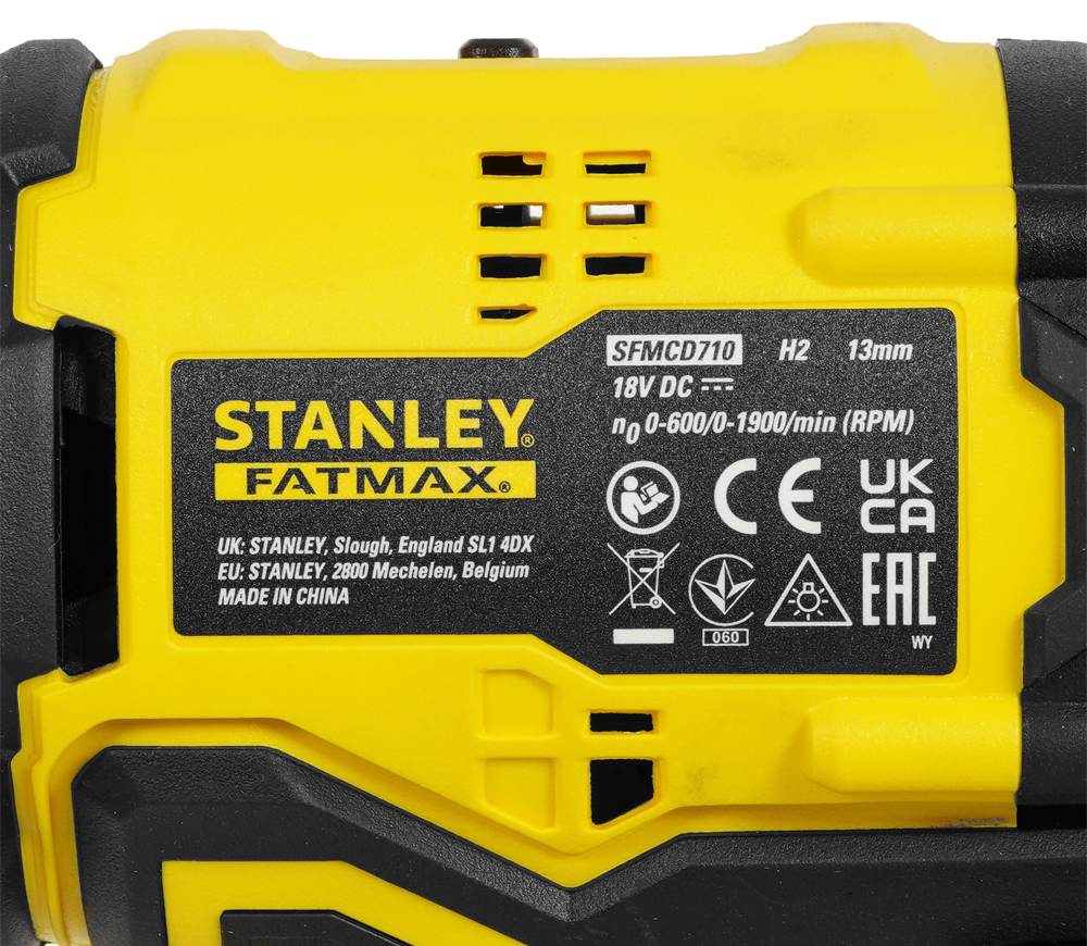 Шуруповёрт аккумуляторный STANLEY SFMCD710D2K-QW 18В 2Ач-5