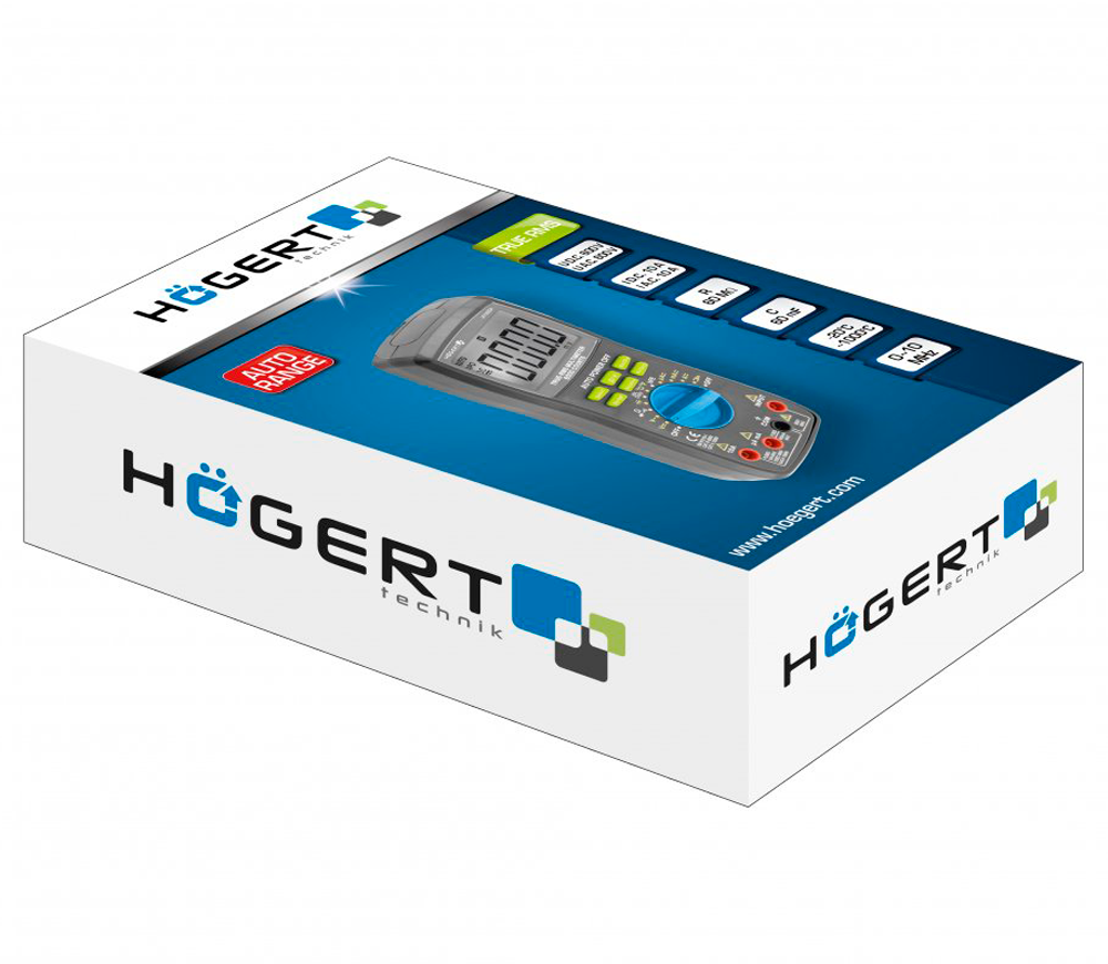 Multimetru digital HOEGERT HT1E604 0/600V 0/10A-5