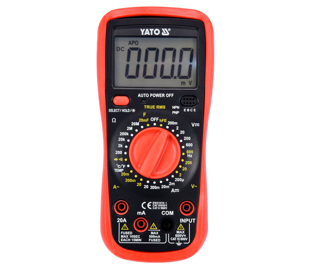Multimetru digital YATO YT73083 0/600V 0/20A-2
