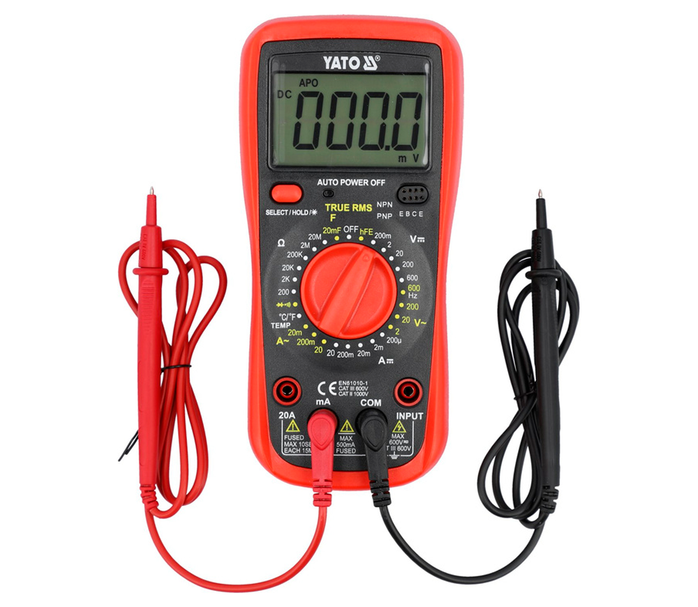 Multimetru digital YATO YT73083 0/600V 0/20A-3