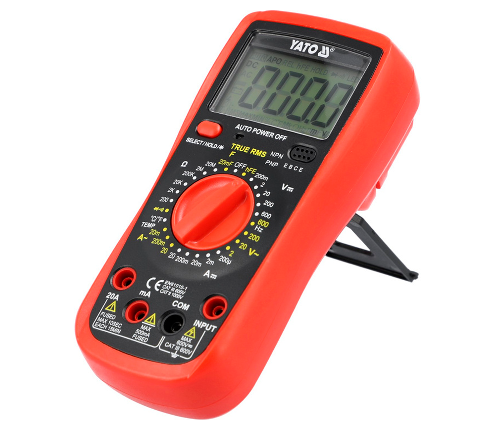 Multimetru digital YATO YT73083 0/600V 0/20A-4