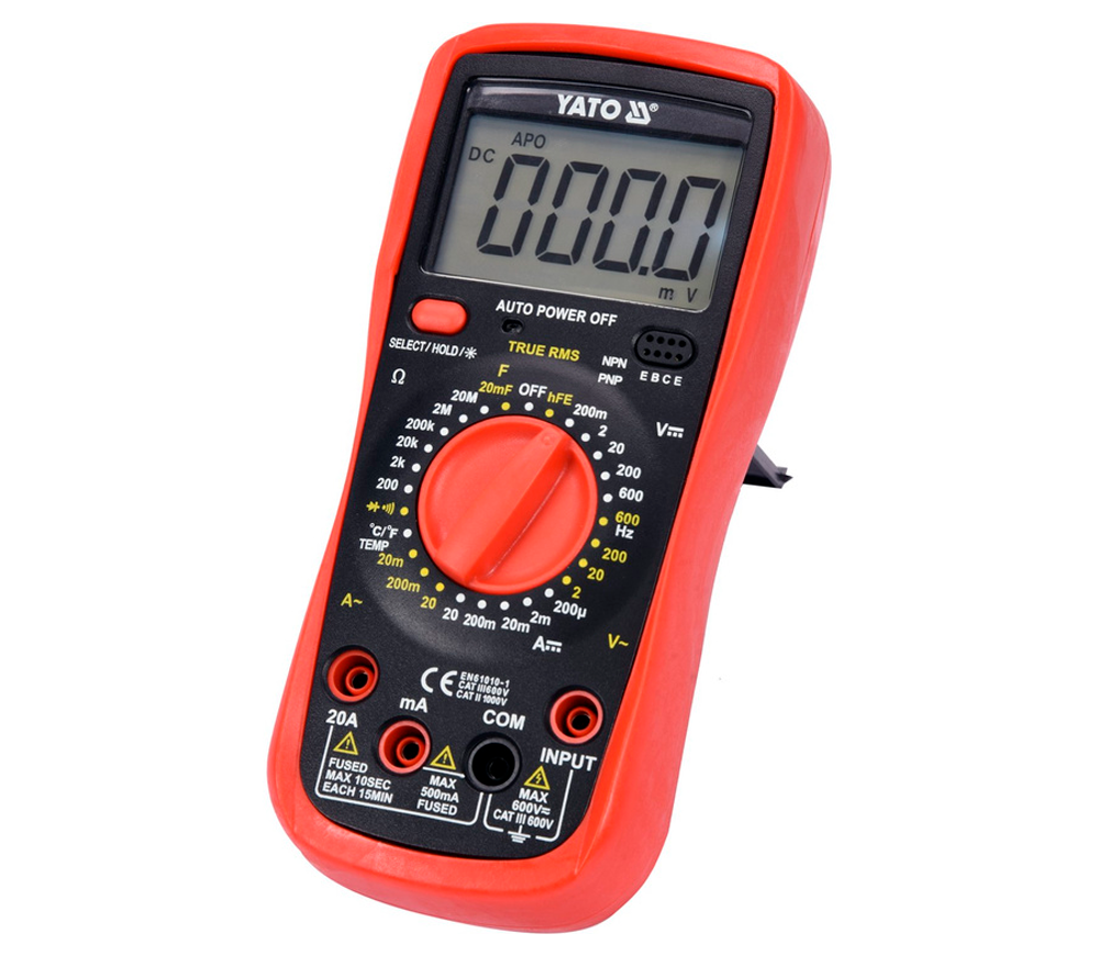 Multimetru digital YATO YT73083 0/600V 0/20A