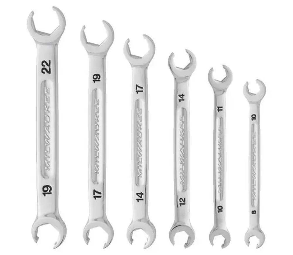 Set cheie semideschise MILWAUKEE Flare Nut Spanner 8-22mm-2