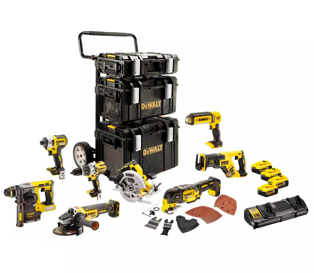 Набор аккумуляторных инструментов DEWALT DCK853P4T