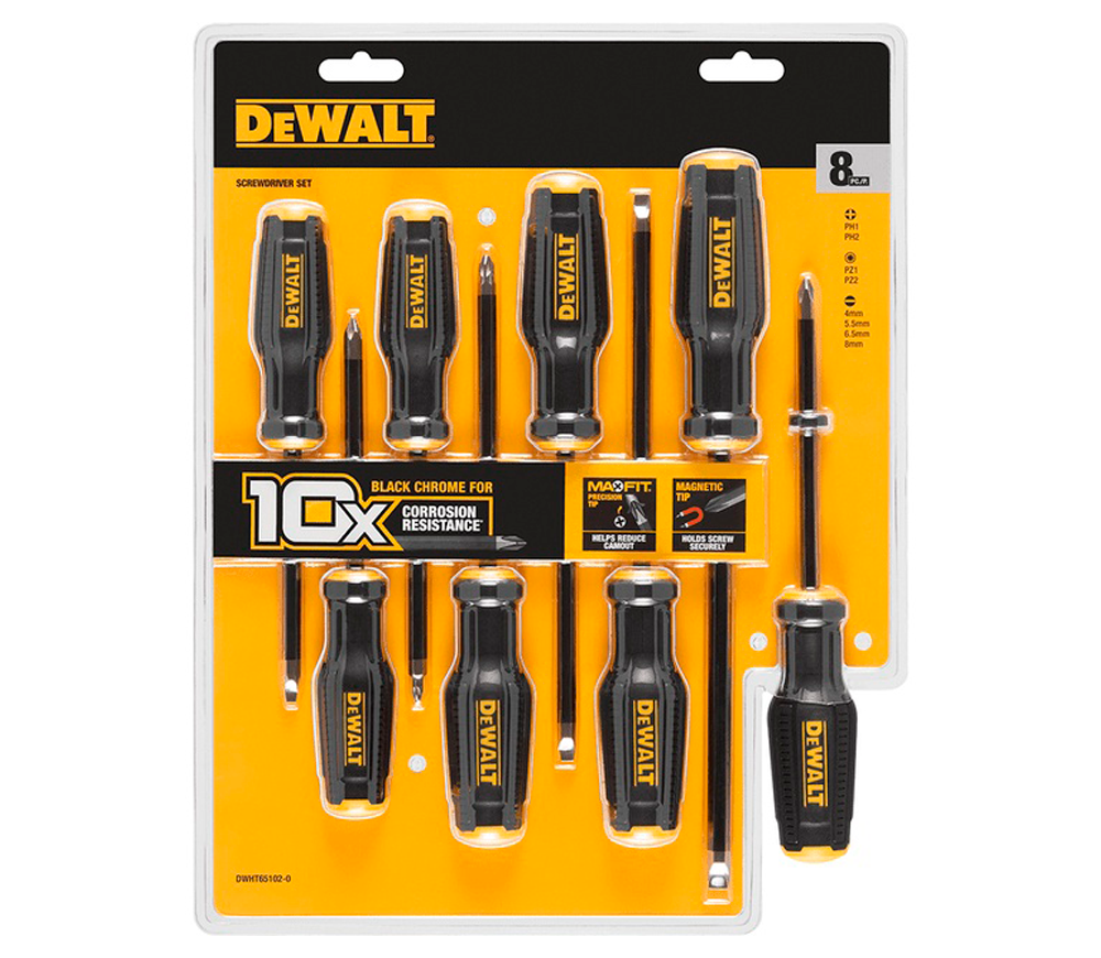 Set de șurubelnițe 8 buc DEWALT DWHT65102-0-2