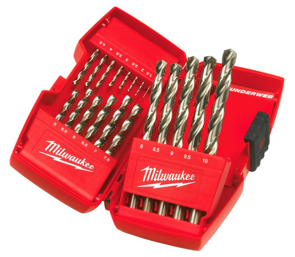 Set burghiuri pe metal MILWAUKEE Thunderweb 1-10mm HSS-G