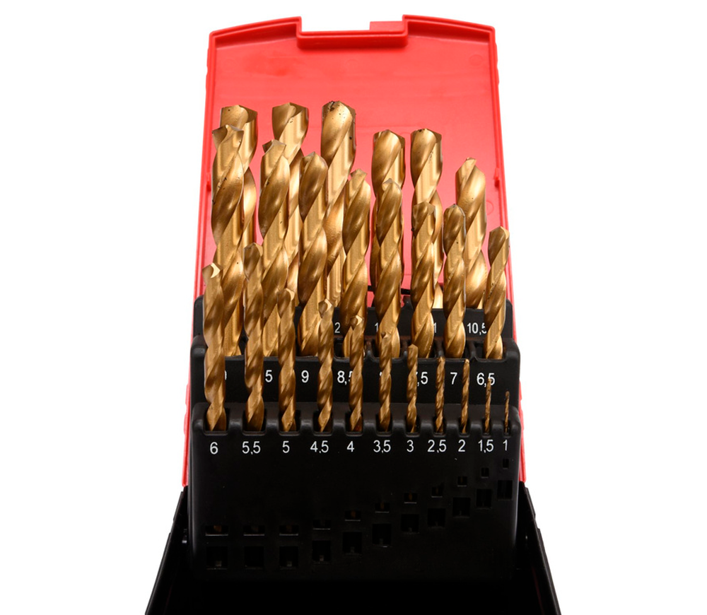 Set burghiuri pe metal YATO YT44676 1-13mm HSS-TIN-2