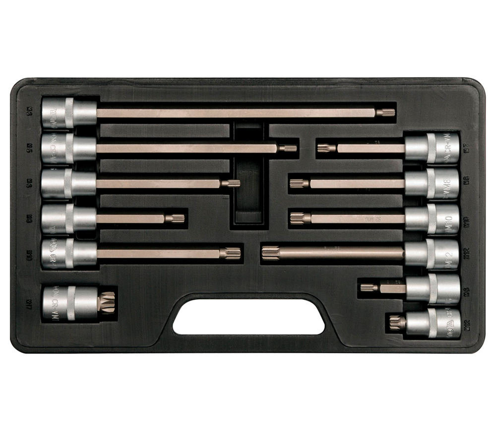 Set biți YATO YT7753 Spline 50-250mm