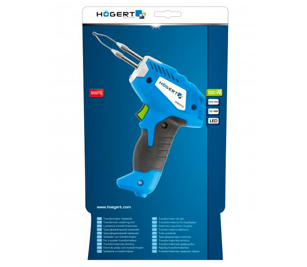 Stație de lipit HOEGERT HT2C310 100w 500°C Rețea-3