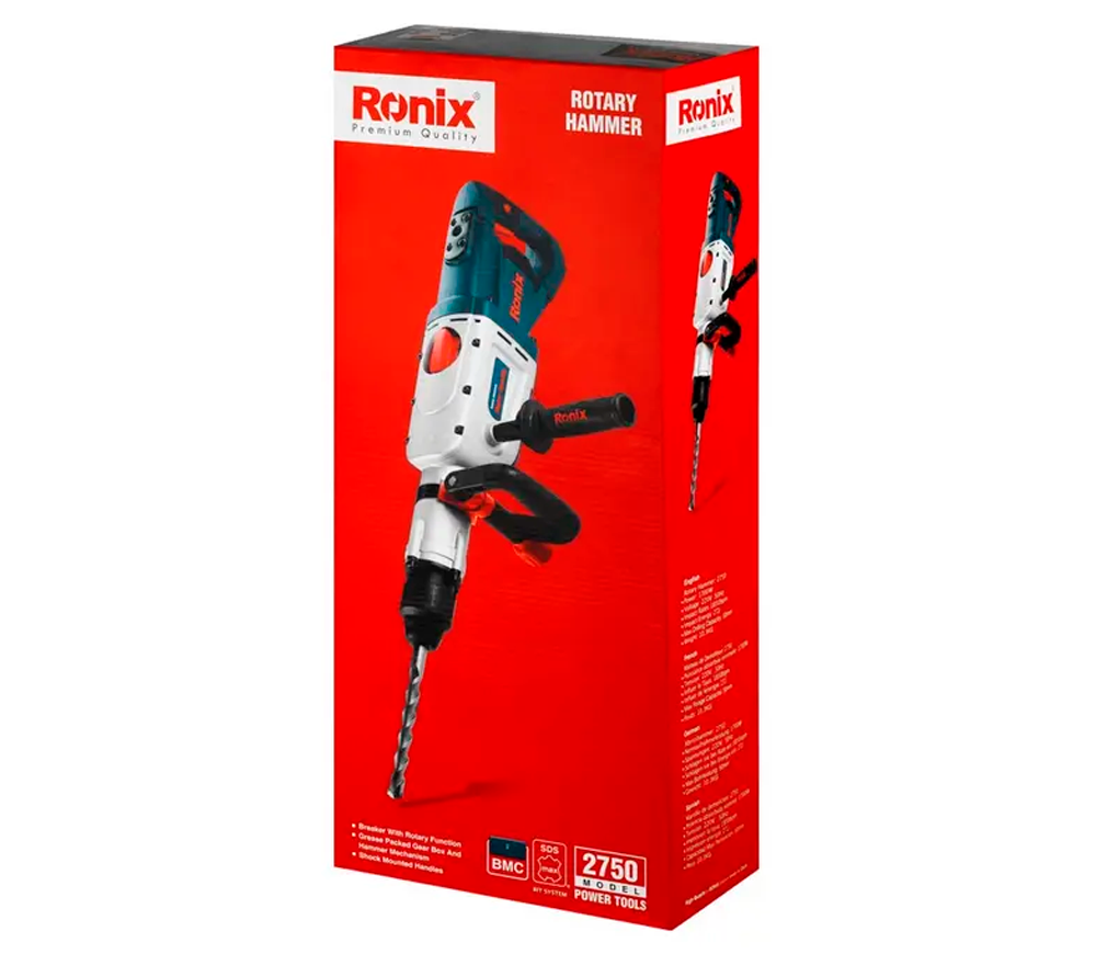 Ciocan rotopercutor RONIX 2750 1700w SDS-Max-12