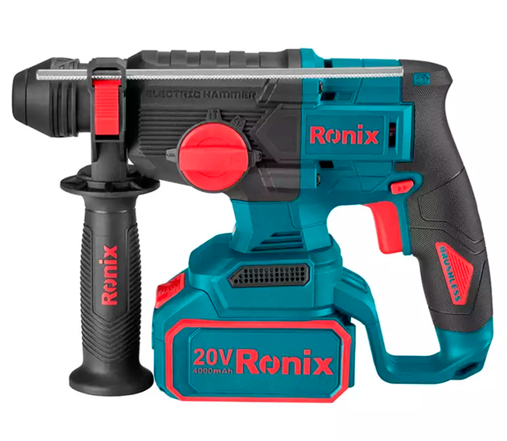 Ciocan rotopercutor cu acumulator RONIX 8678 2.5J 20V 4Ah-2