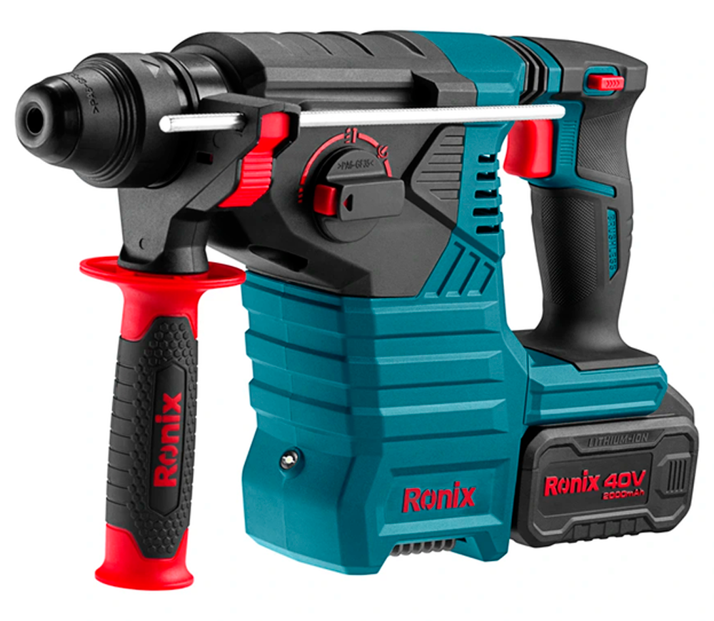 Ciocan rotopercutor cu acumulator  8910-40V 2.4J 40V 2Ah