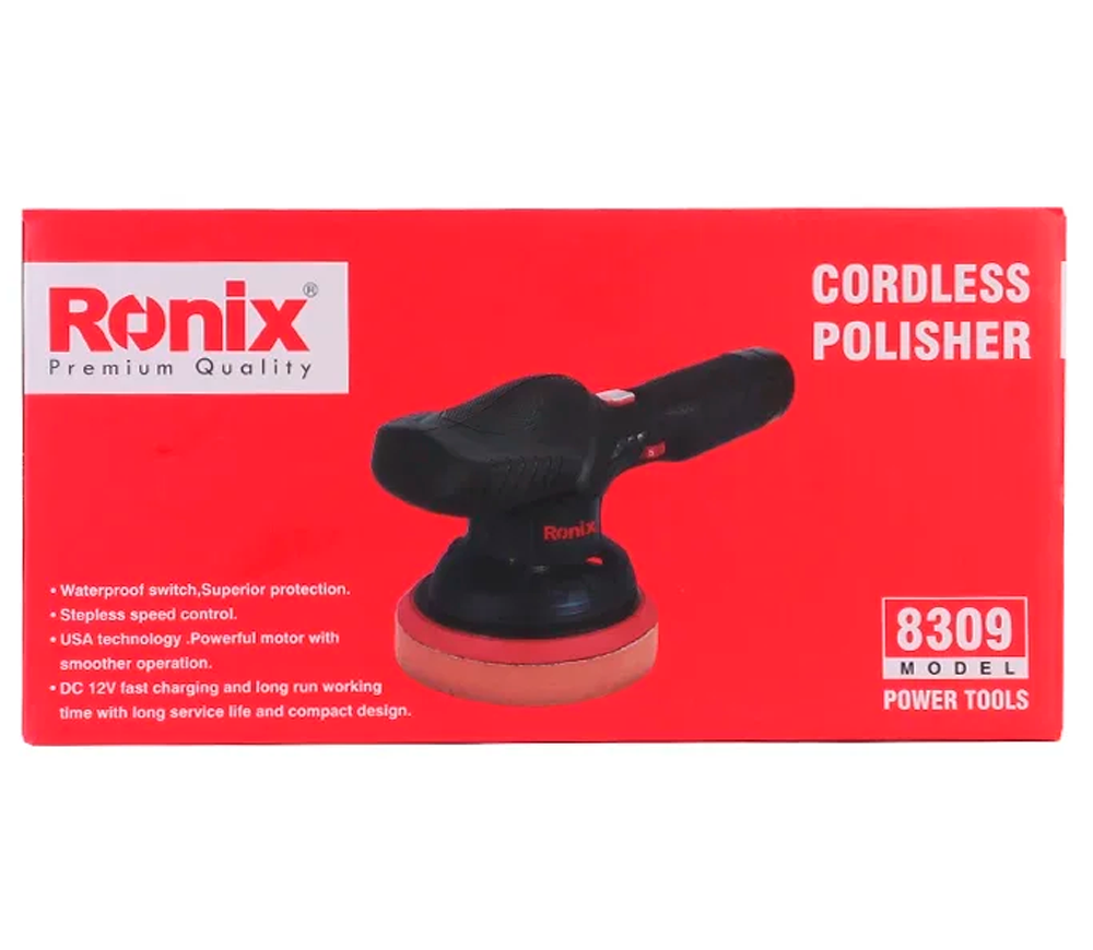 Mașină de polișat fără fir RONIX 8309 150mm 12V 2Ah-6
