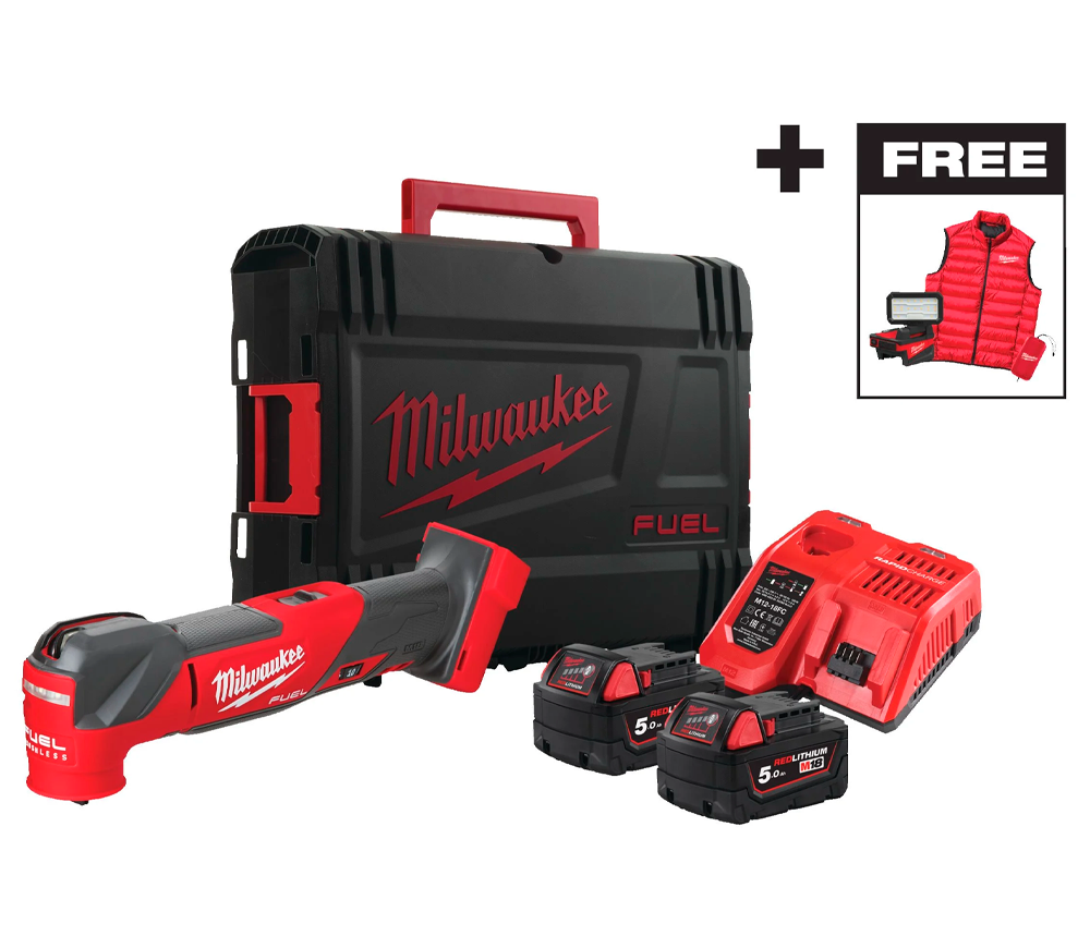 Uneltă multifuncțională fără fir MILWAUKEE M18 FMTMC-502X 18V 5Ah 20000osc/min