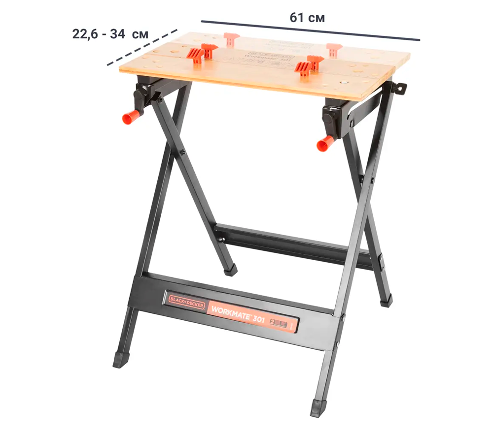 Bancul de lucru BLACK&DECKER WM301 610x341 mm 760mm-6