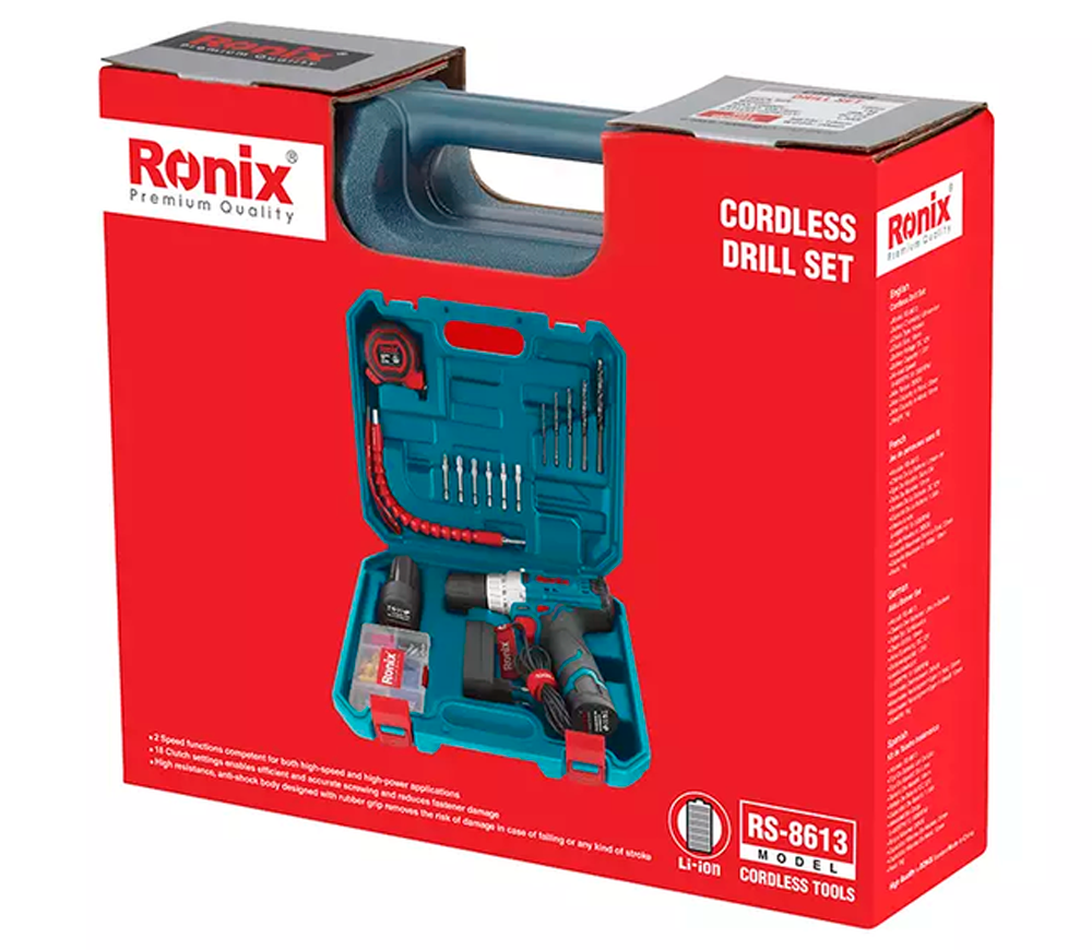 Mașină de înșurubat cu acumulator RONIX RS-8613 12V 1.5Ah-5