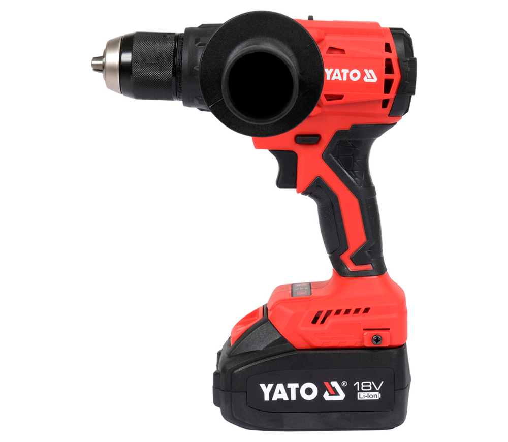 Mașină de înșurubat cu percuție cu acum. YATO YT8277915 18V 4Ah-3