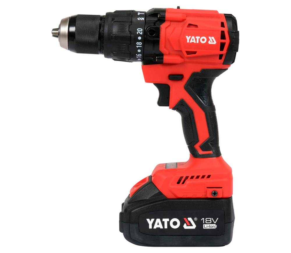 Mașină de înșurubat cu percuție cu acum. YATO YT8277915 18V 4Ah-4