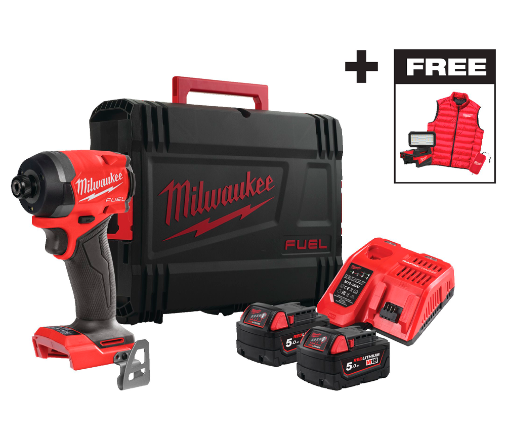 Șurubelnița cu acumulator сu impact MILWAUKEE M18 FID3MC-502X 18V 5Ah