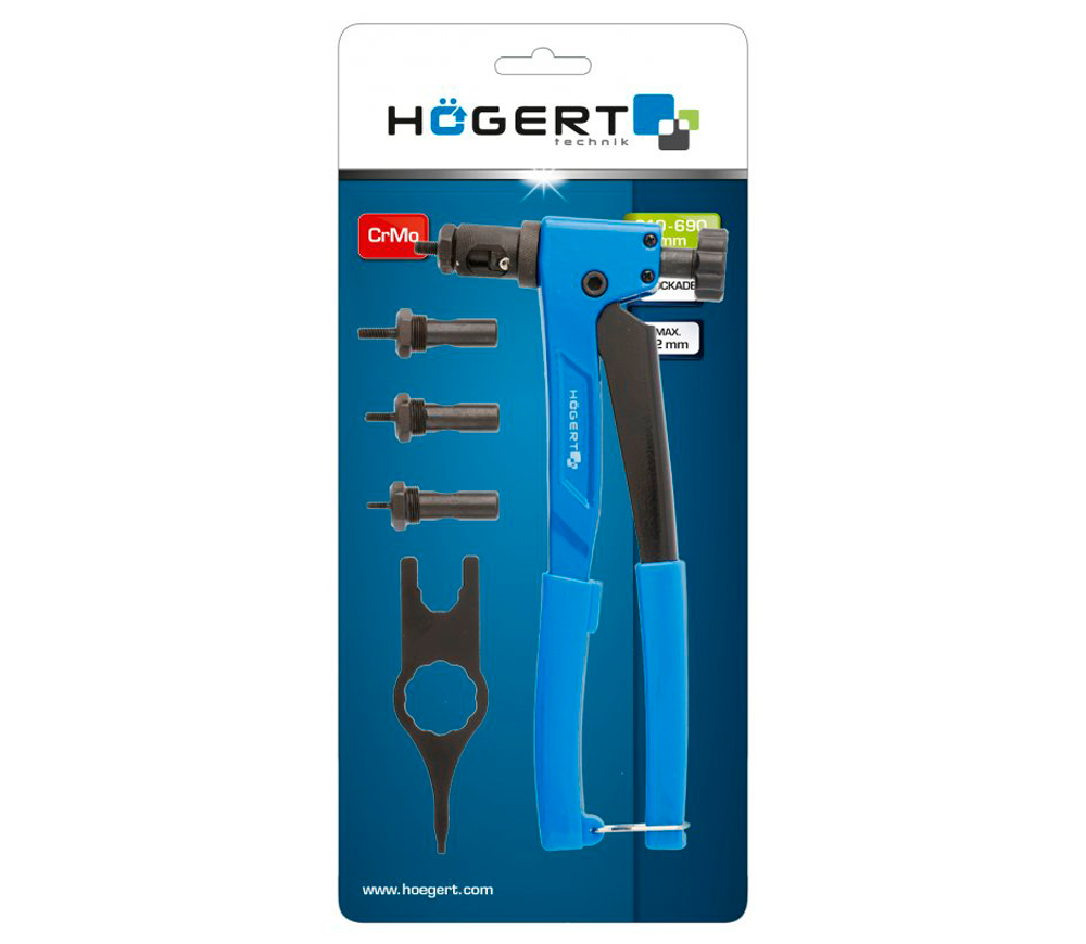 Clești de nituire HOEGERT HT2C180-2