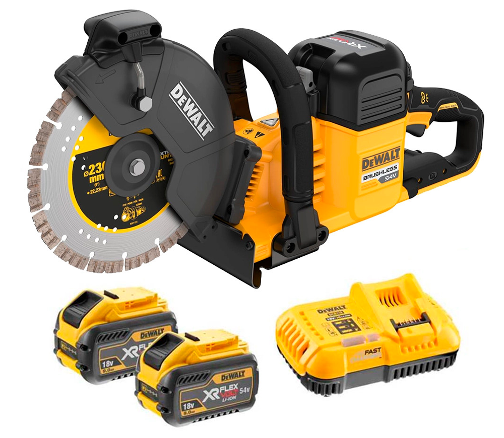 Fierăstrău circular cu acumulator DEWALT DCS691X2-QW 230mm 54V 9Ah