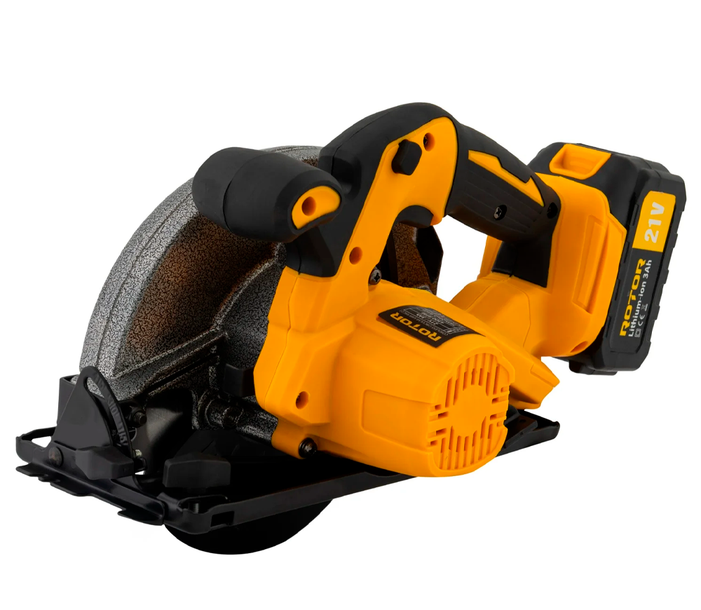 Дисковая пила аккумуляторная ROTOR RSC21 185мм 21В 3Ач-4