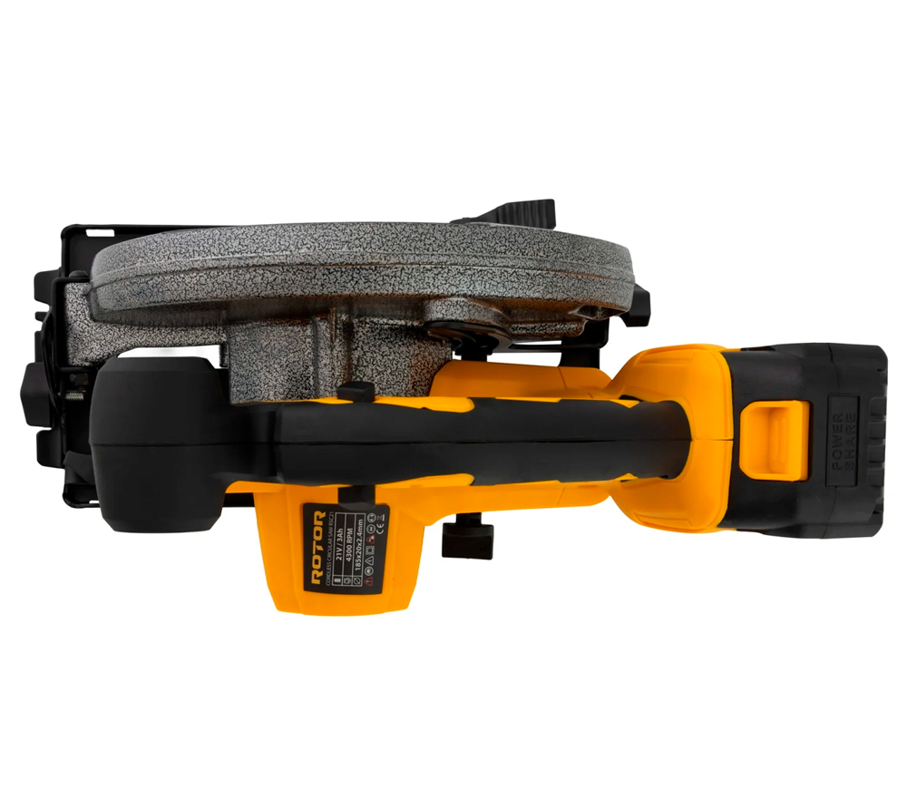 Дисковая пила аккумуляторная ROTOR RSC21 185мм 21В 3Ач-5