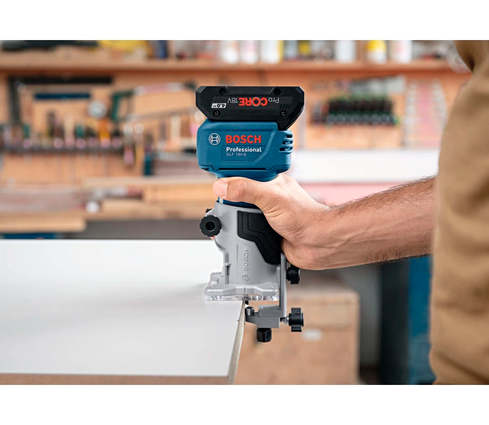 Mașină de frezat cu acumulator (fără bat) BOSCH GLF 18V-8 18V-3