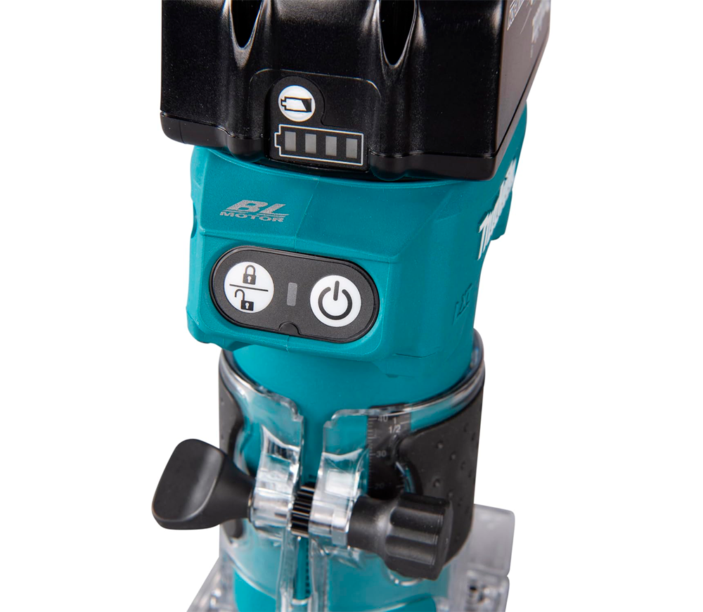 Mașină de frezat cu acumulator (fără bat) MAKITA DRT52Z  18V-5