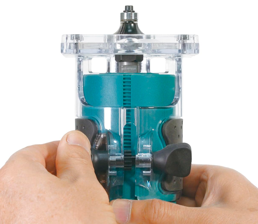 Mașină de frezat cu acumulator (fără bat) MAKITA DRT52Z  18V-7