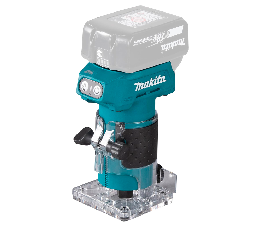 Mașină de frezat cu acumulator (fără bat) MAKITA DRT52Z  18V