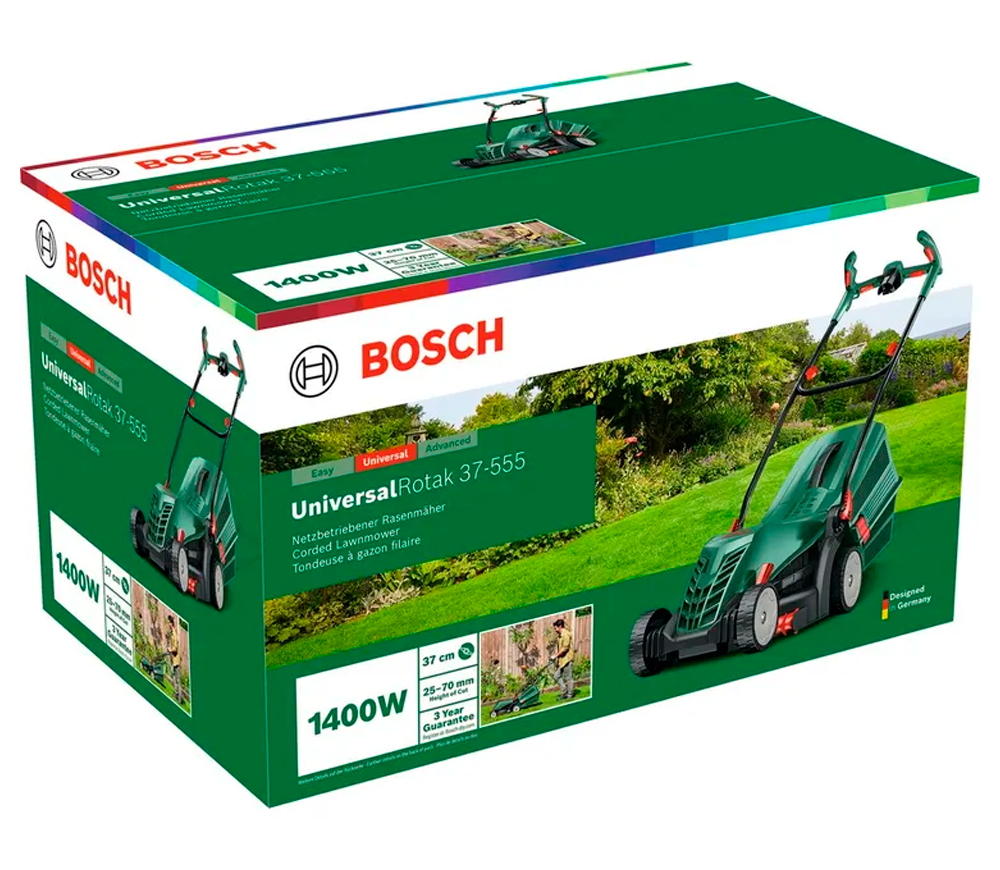 Газонокосилка электрическая BOSCH UniversalRotak 37-570 1400вт 370мм-7