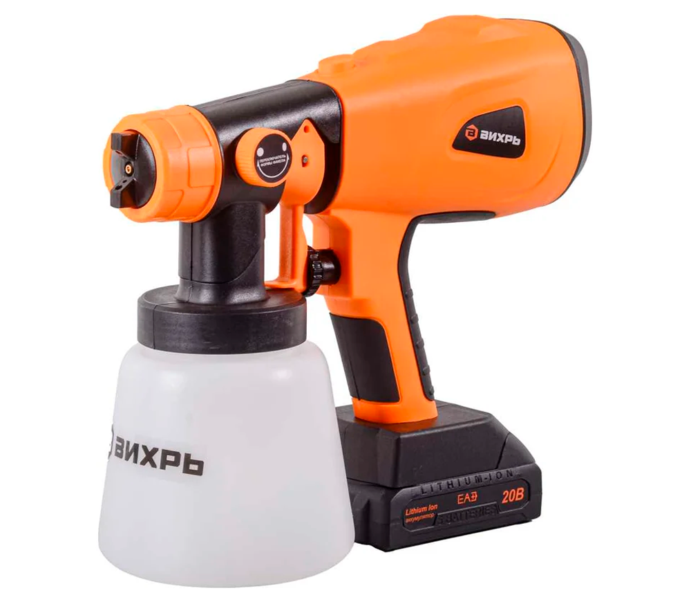 Pulverizator de vopsea fără fir VIHRI АКП-20Li 20V 3Ah