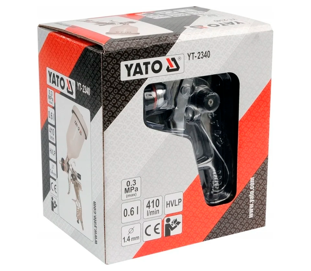 Pulverizator pneumatic YATO YT2340 1.4mm 0.6L 3bar-2