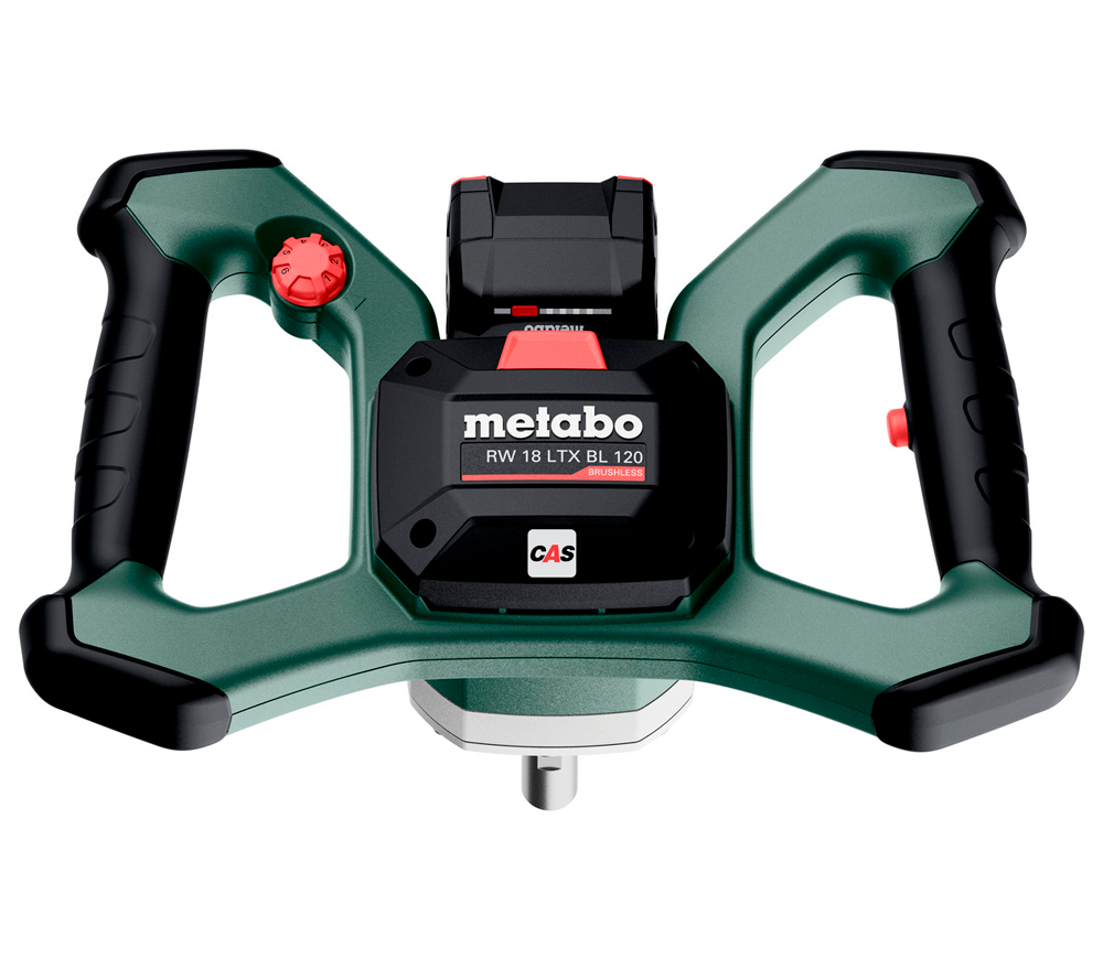 Миксер строительный  аккумуляторный (без АКБ) METABO RW18 LTX Bl 120 18В-4